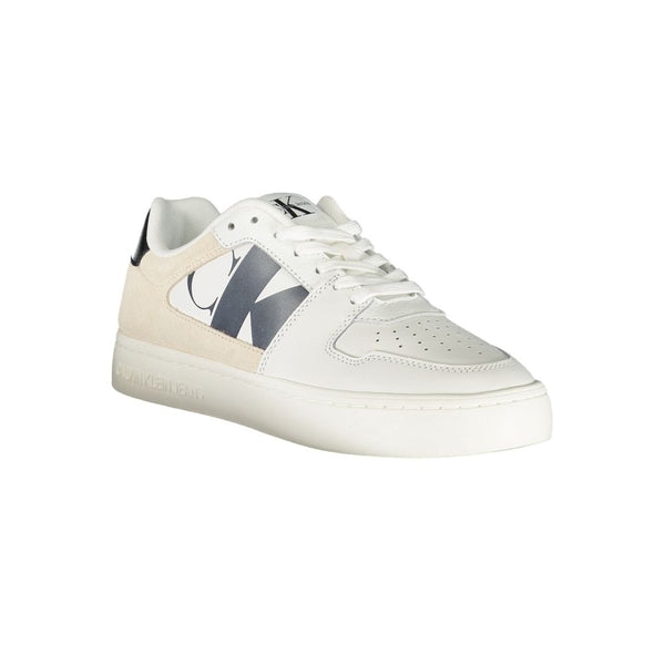 Sneaker in poliestere bianco