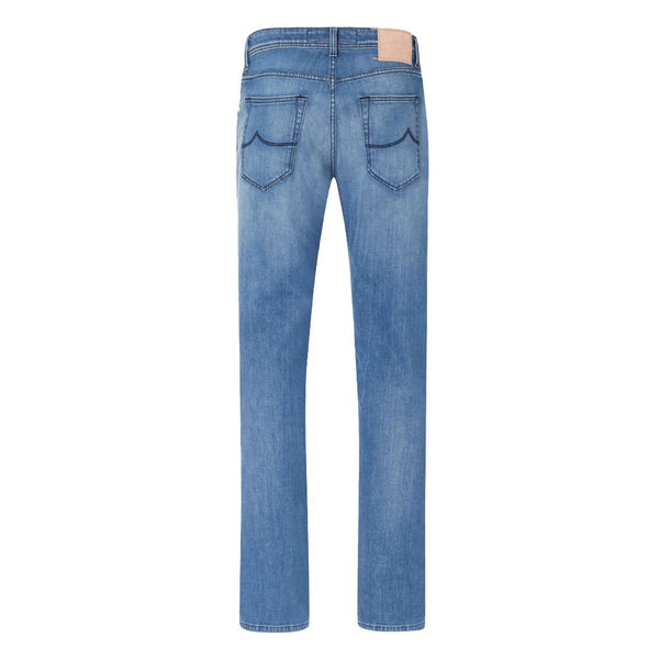 Jeans e pantaloni in cotone blu chiaro