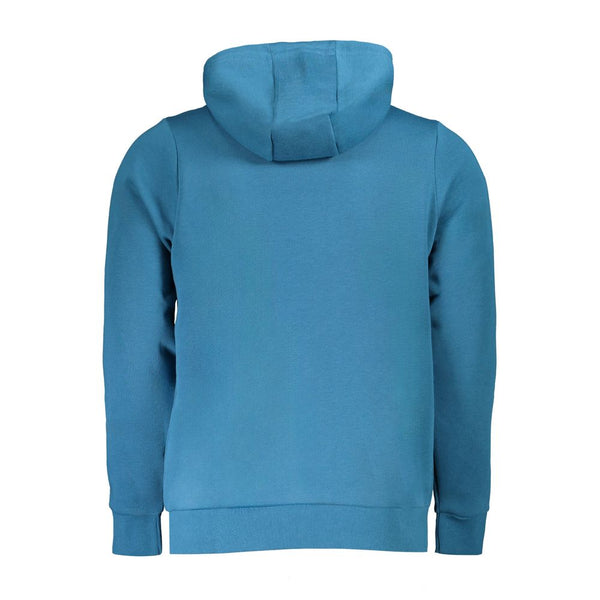 Maglione da uomo in cotone blu