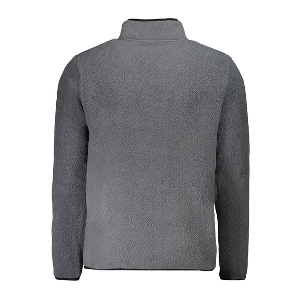 Maglione da uomo in poliestere grigio