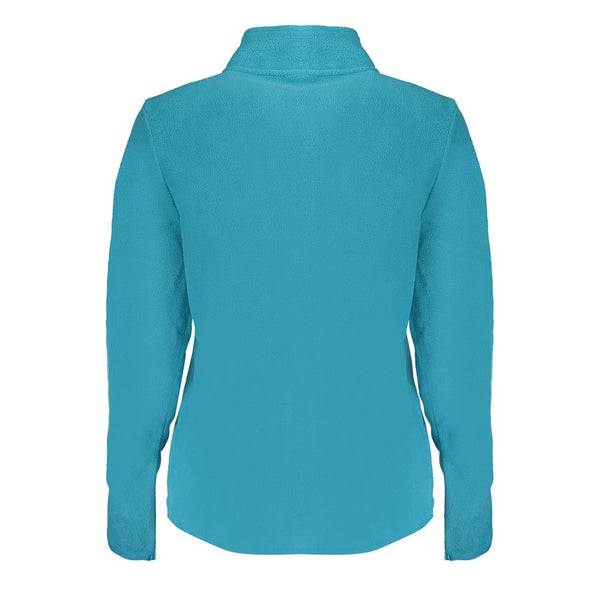 Light Blue Polyester Women Sweater