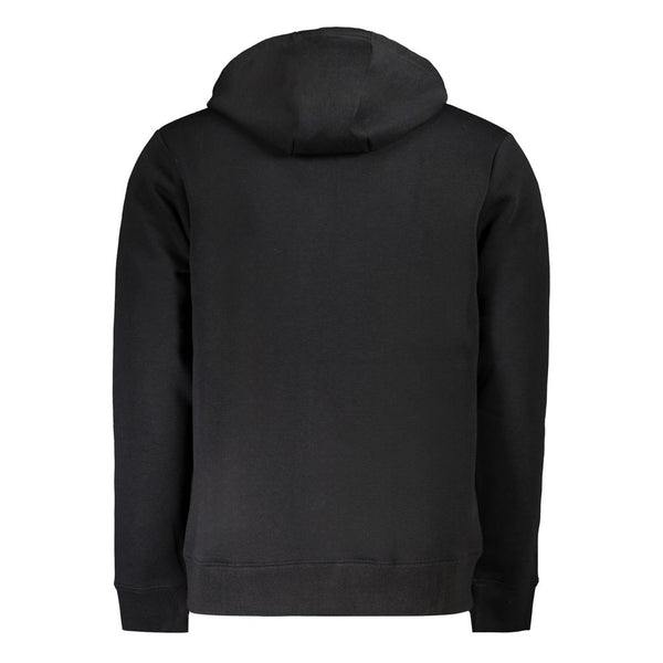 Black Cotton Men Sweater