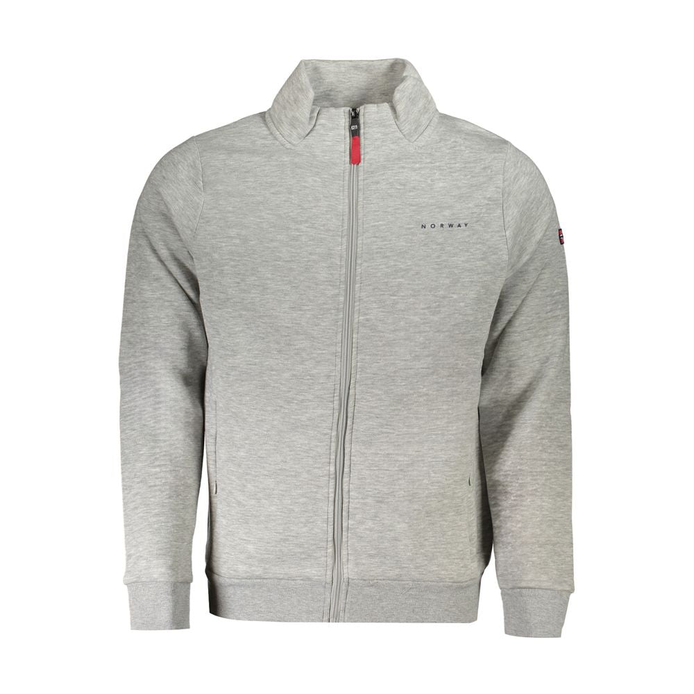 Maglione da uomo in cotone grigio