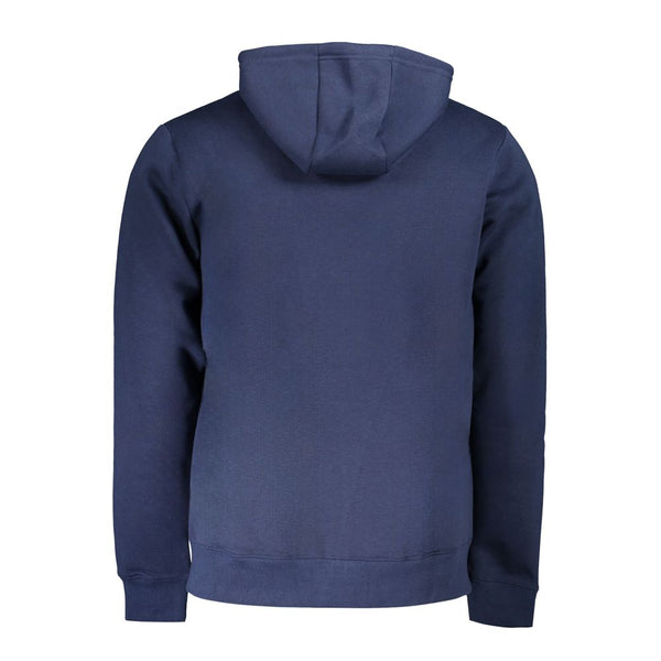 Maglione da uomo in cotone blu