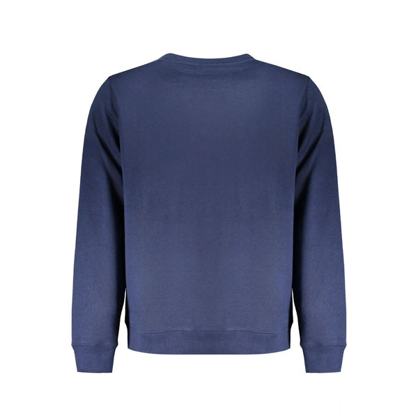 Maglione da uomo in cotone blu