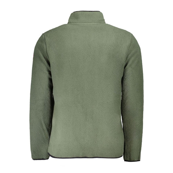 Maglione da uomo in poliestere verde