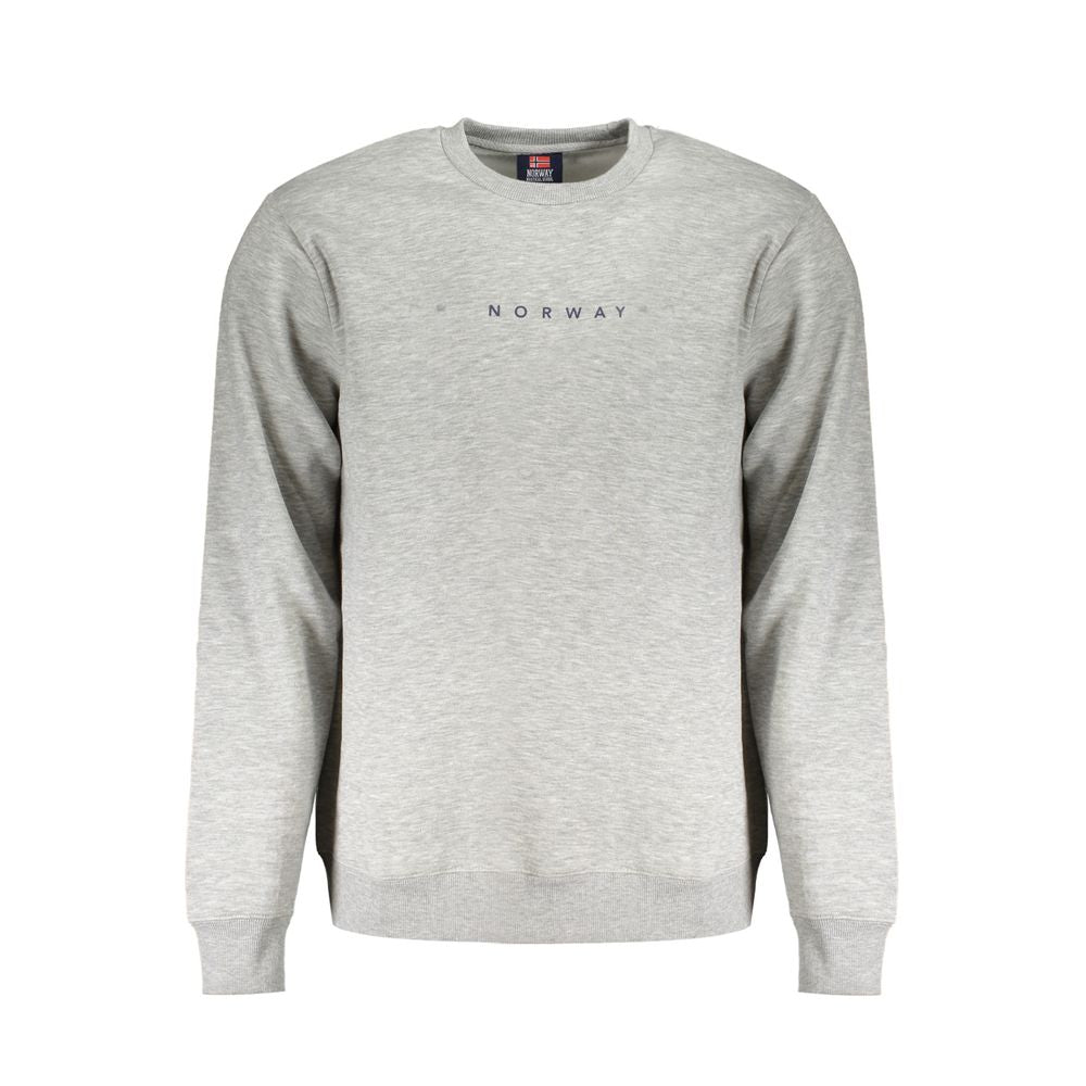 Maglione da uomo in cotone grigio