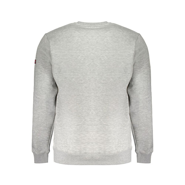 Gray Cotton Men Sweater