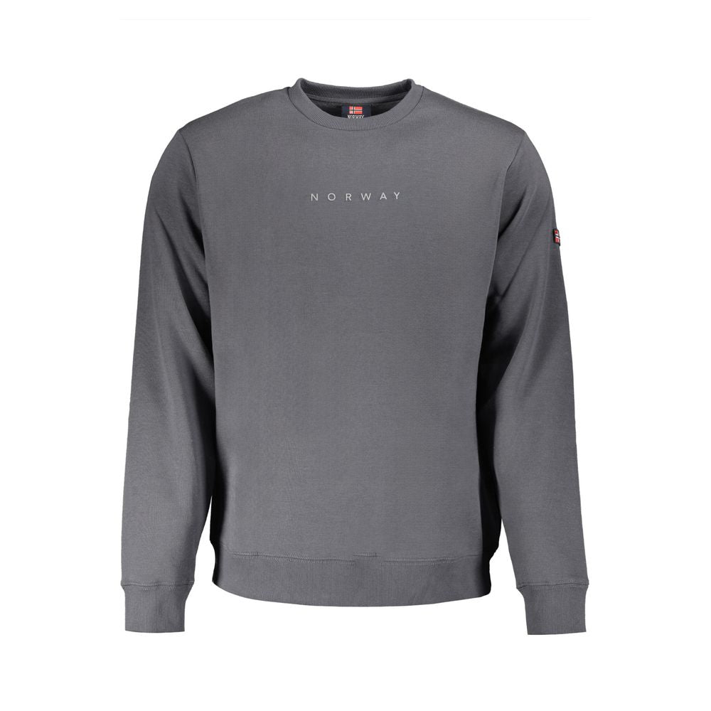 Maglione da uomo in cotone grigio