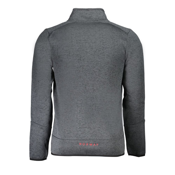 Maglione da uomo in poliestere grigio