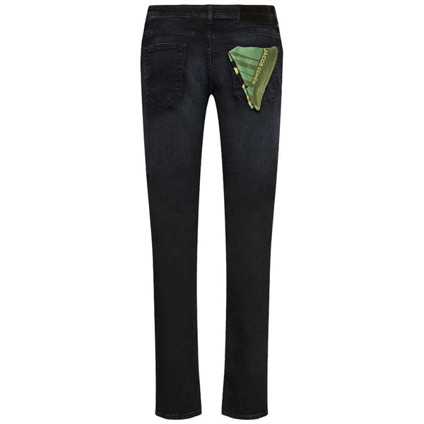 Jeans e pantaloni in cotone nero