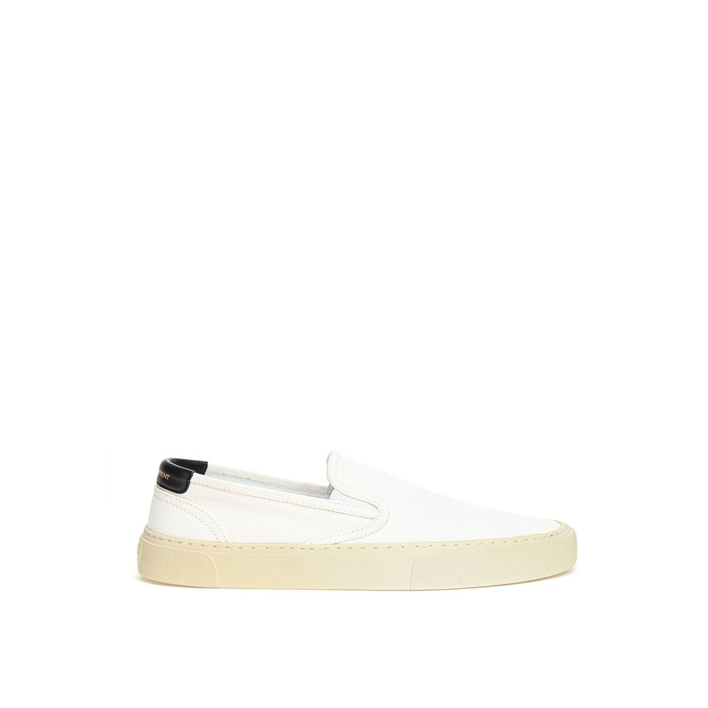 Sneaker in cotone bianco