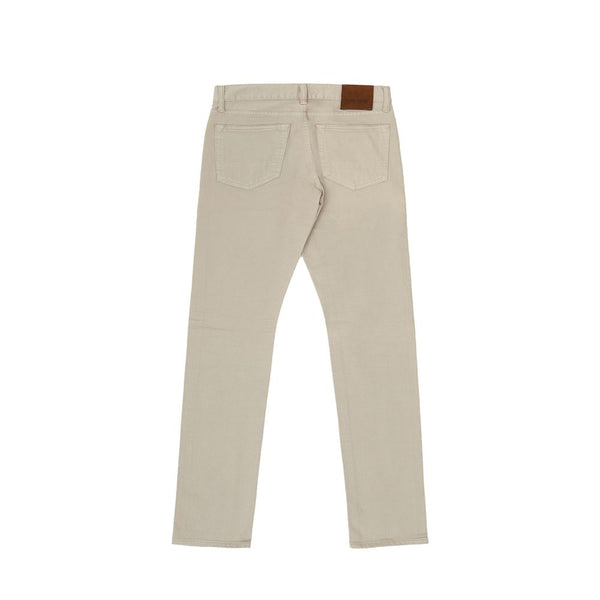 Jeans e pantaloni in cotone beige