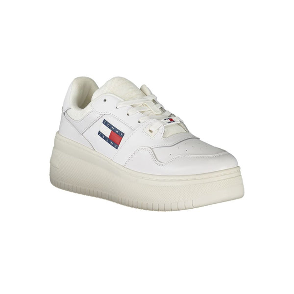 Sneaker donna in pelle bianca