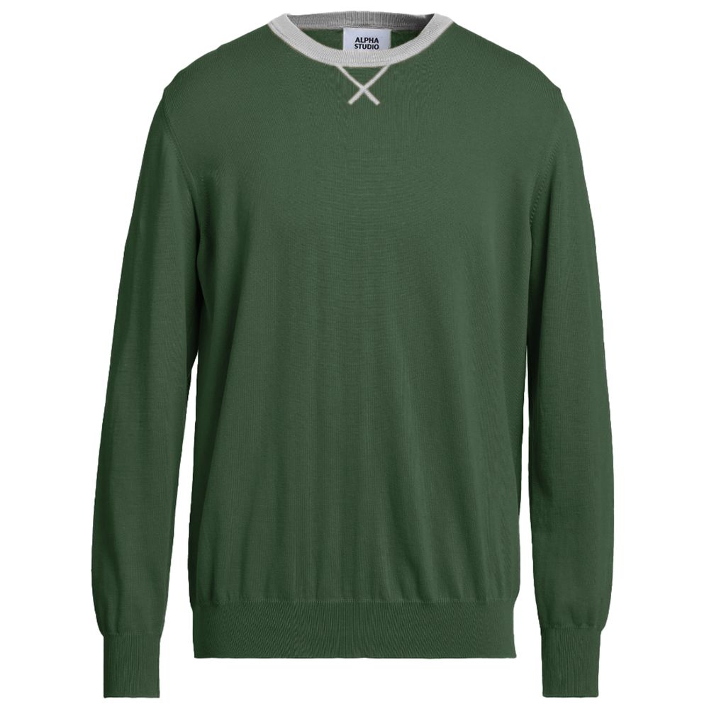 Green Wool Sweater