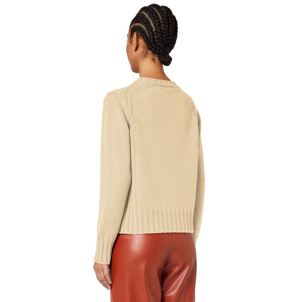 Maglione in cashmere beige