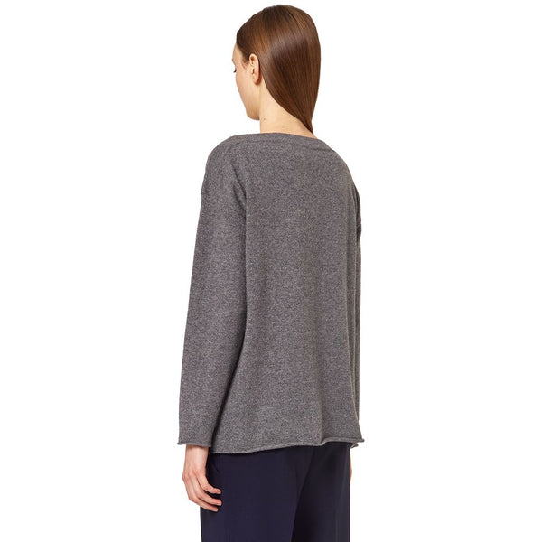 Maglione grigio in cashmere