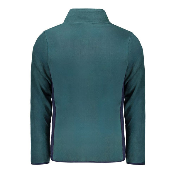 Maglione da uomo in poliestere verde