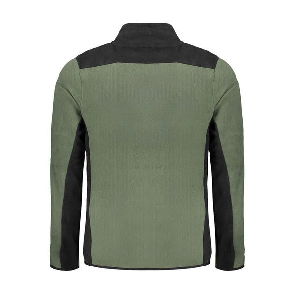 Maglione da uomo in poliestere verde