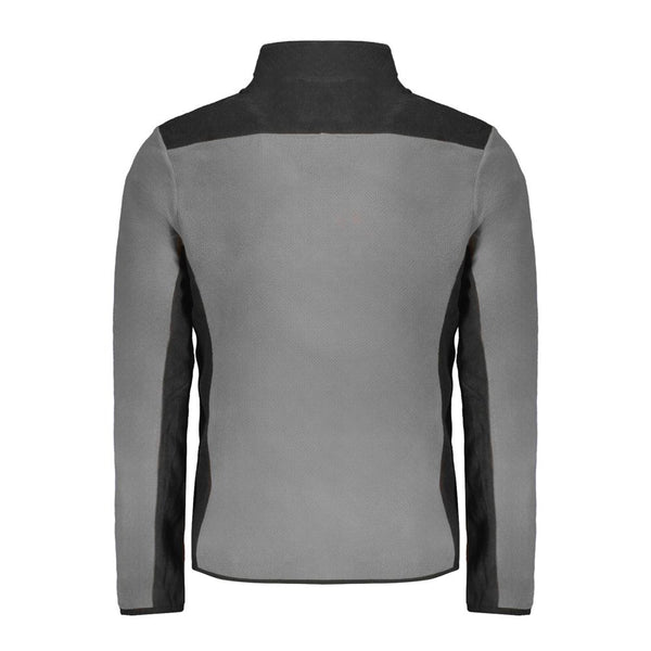 Maglione da uomo in poliestere grigio