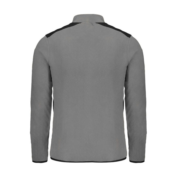 Maglione da uomo in poliestere grigio