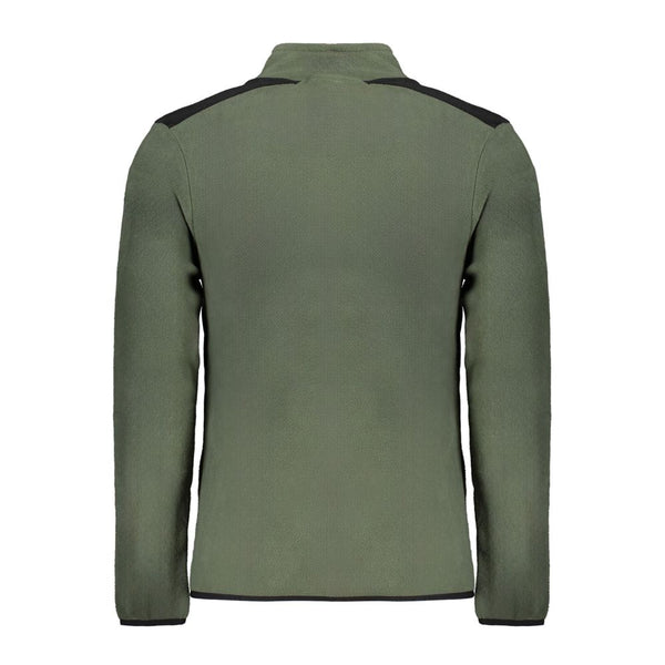 Maglione da uomo in poliestere verde