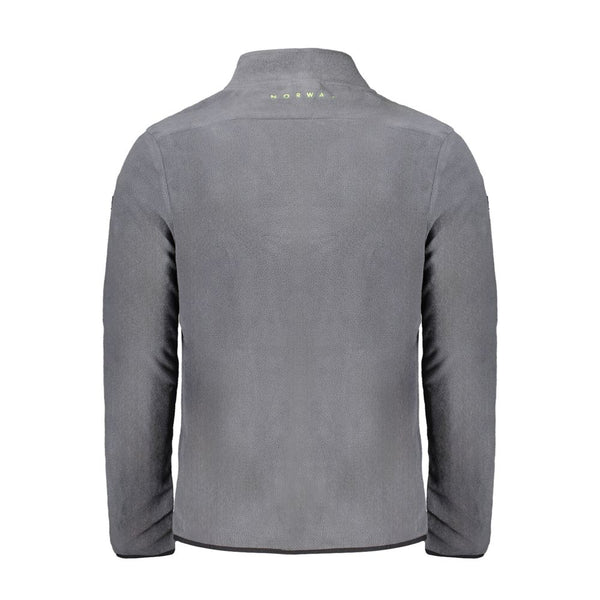 Maglione da uomo in poliestere grigio