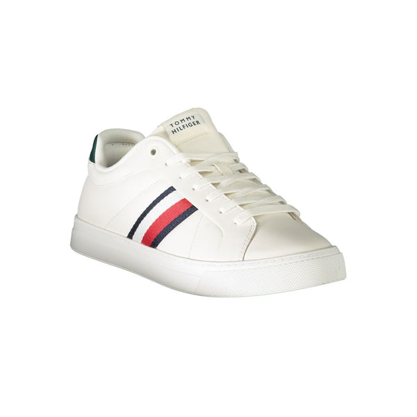 Sneaker uomo in pelle bianca