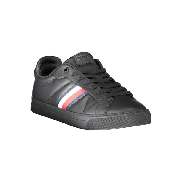 Sneaker uomo in pelle nera