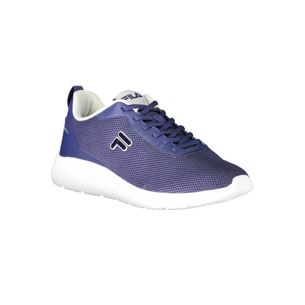 Sneaker uomo in poliestere blu