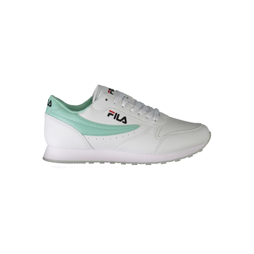 Sneaker donna in poliestere bianco