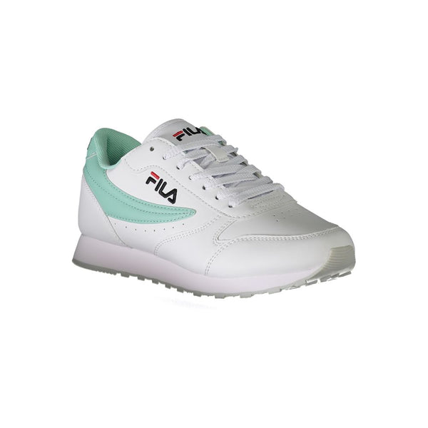 Sneaker donna in poliestere bianco