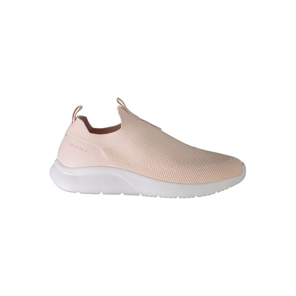 Sneaker donna in poliestere rosa