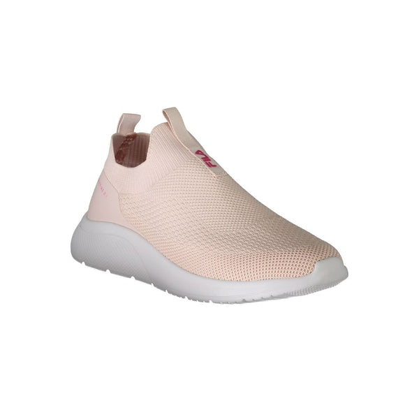 Sneaker donna in poliestere rosa