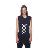 Nicolo Tonetto Black Cotton Men Tank Top