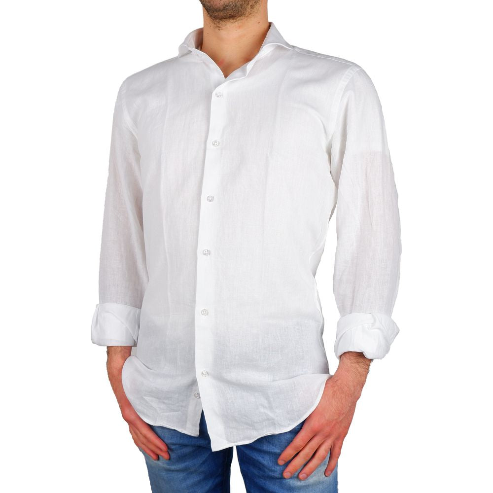 Camicia in cotone bianco