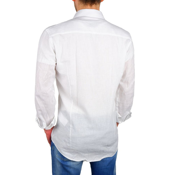 Camicia in cotone bianco