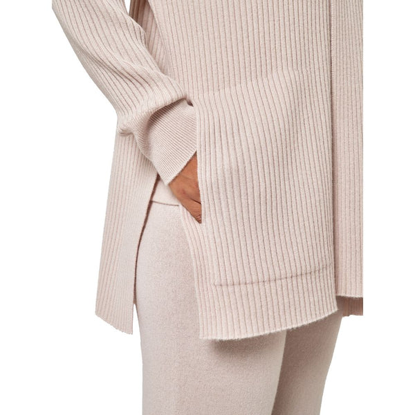 Maglione in cashmere beige