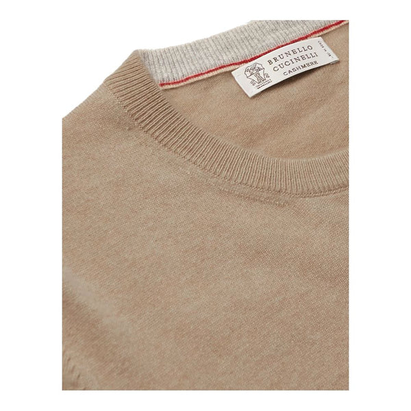 Maglione di lana beige