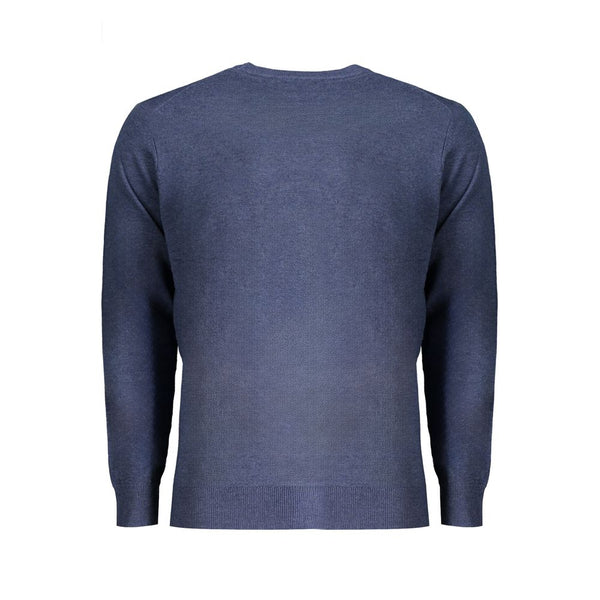 Maglione da uomo in lana blu