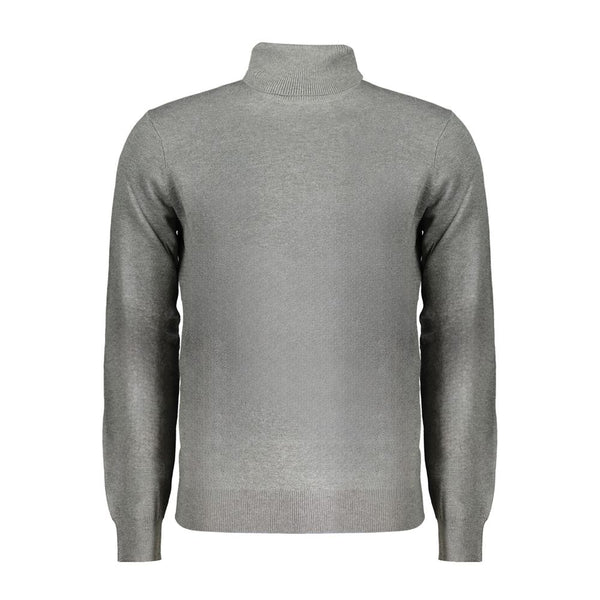 Gray Wool Men Sweater