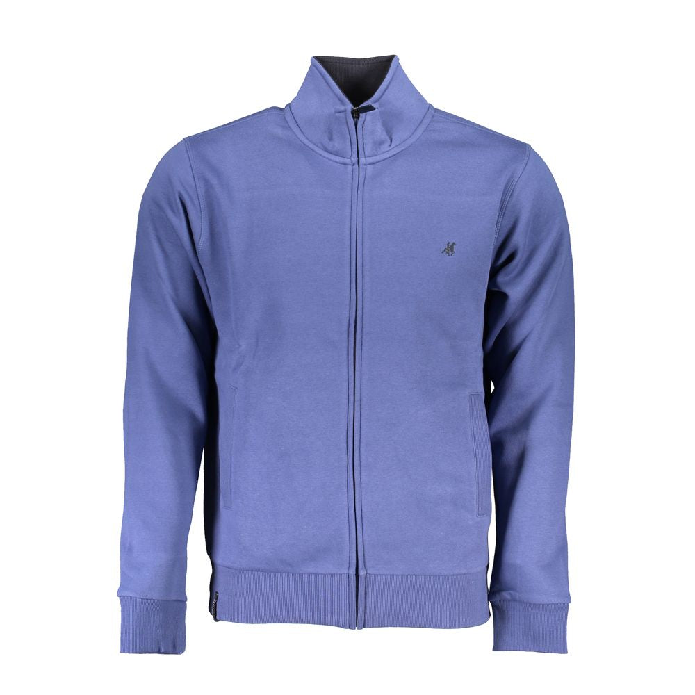 Maglione di cotone blu