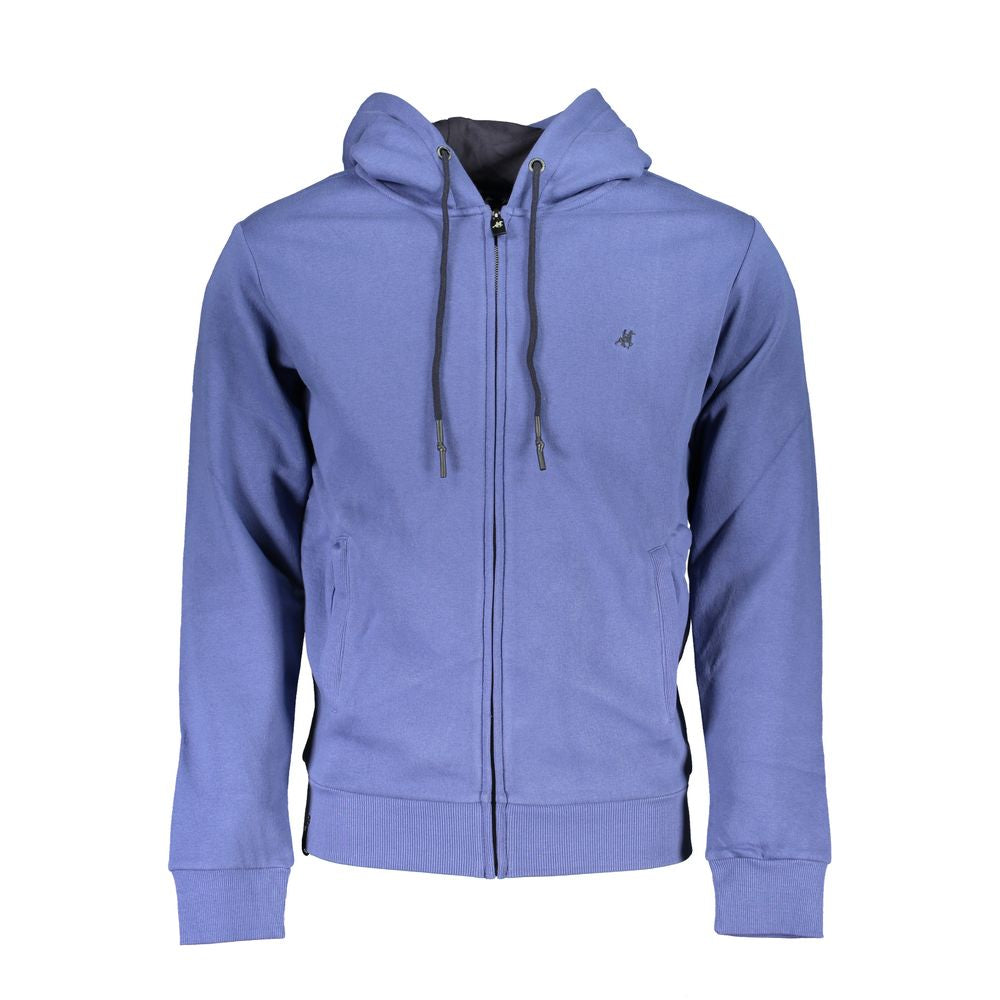 Maglione di cotone blu