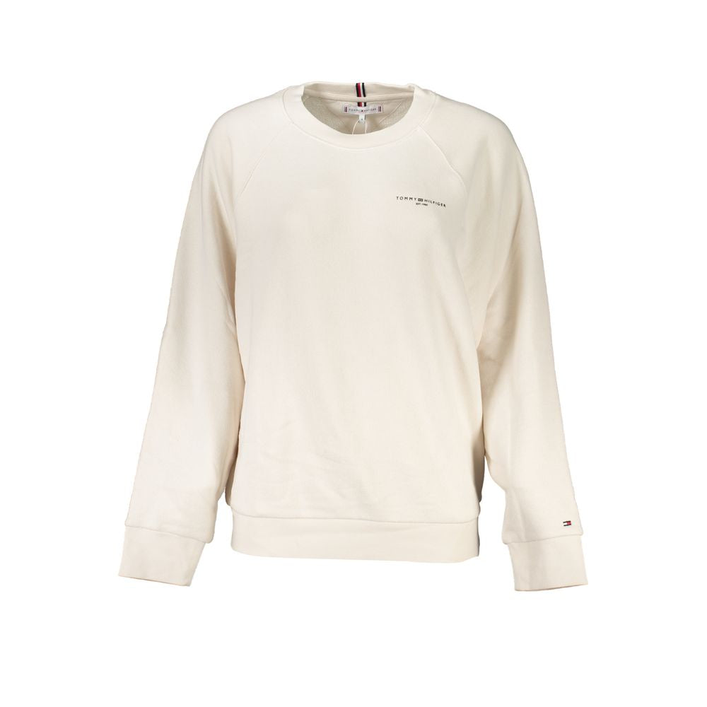 Maglione di cotone beige