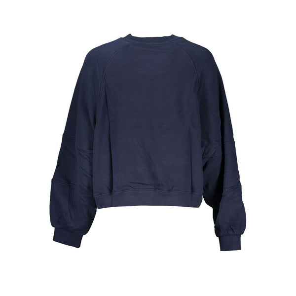 Maglione di cotone blu