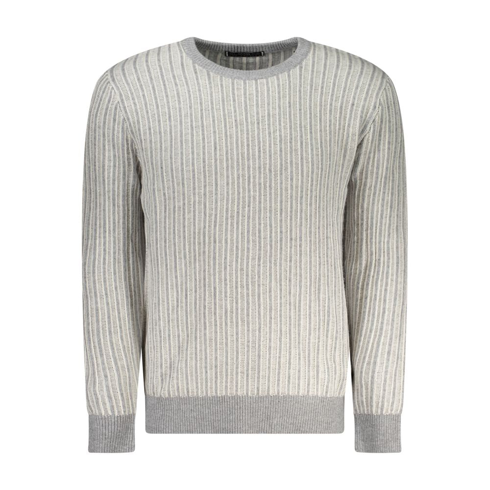 Gray Polyester Sweater