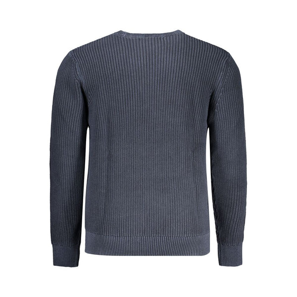 Maglione di cotone blu