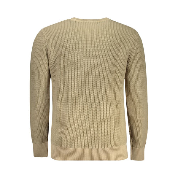 Maglione di cotone beige