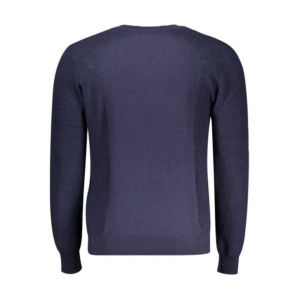 Maglione di cotone blu