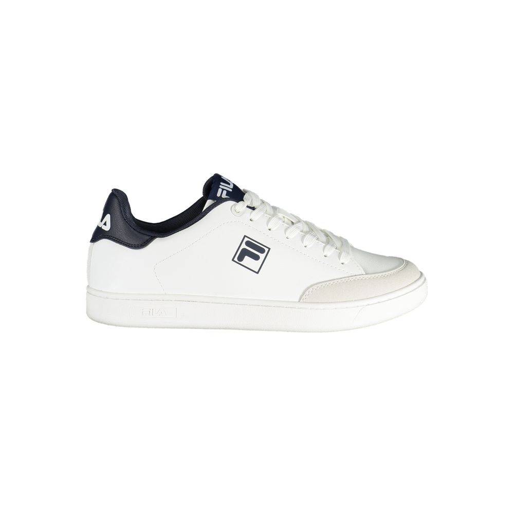 Sneaker in poliestere bianco